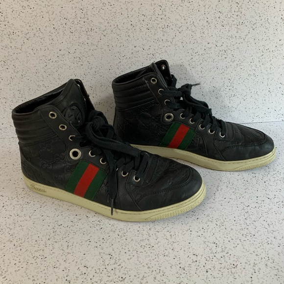 Men’s Gucci high top sneakers, size 6 made in Italy - Picture 3 of 10